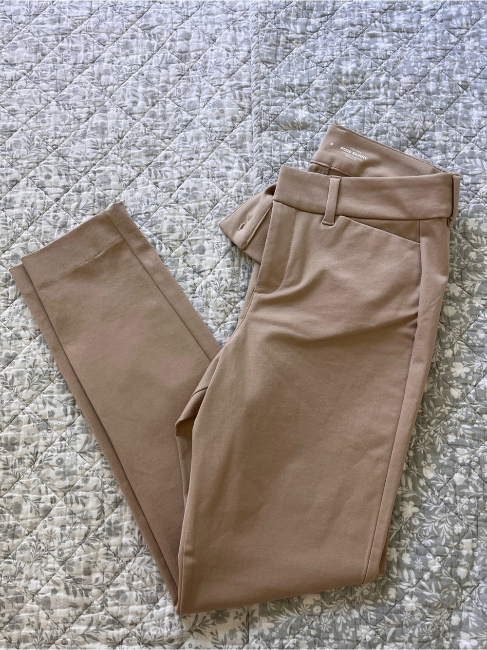 Old Navy Women's Tan Slim-Fit Trousers